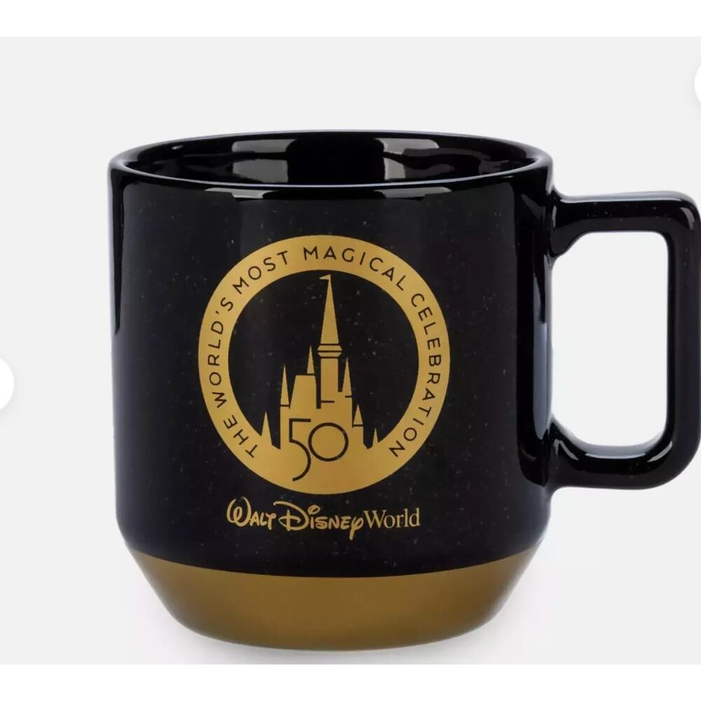 Walt Disney World 50th Anniversary Logo Starbucks Mug Brand New